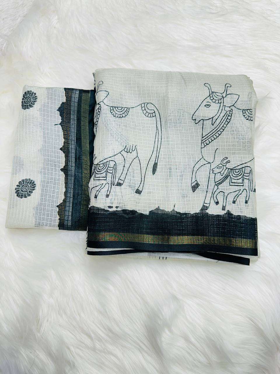  YNF KOTA CHECKS APE COW-3 SAREES WHOLESALE PRINTED LADIES KOTA DORIA SAREES MANUFACTURER             